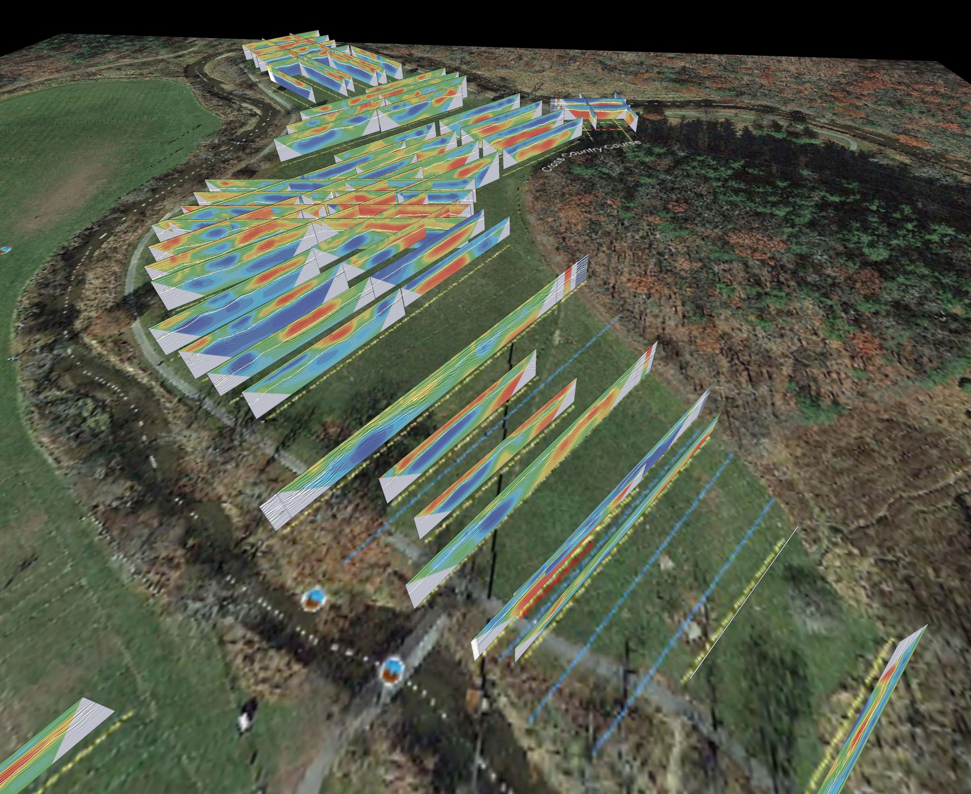 Greenway Resistivity Fence Diagram