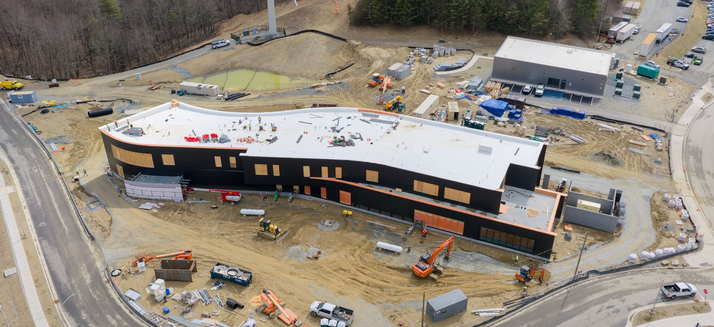 Construction of App State’s STEM Academic Building, located at the Innovation District, is more than 40% completed as of January 2026.