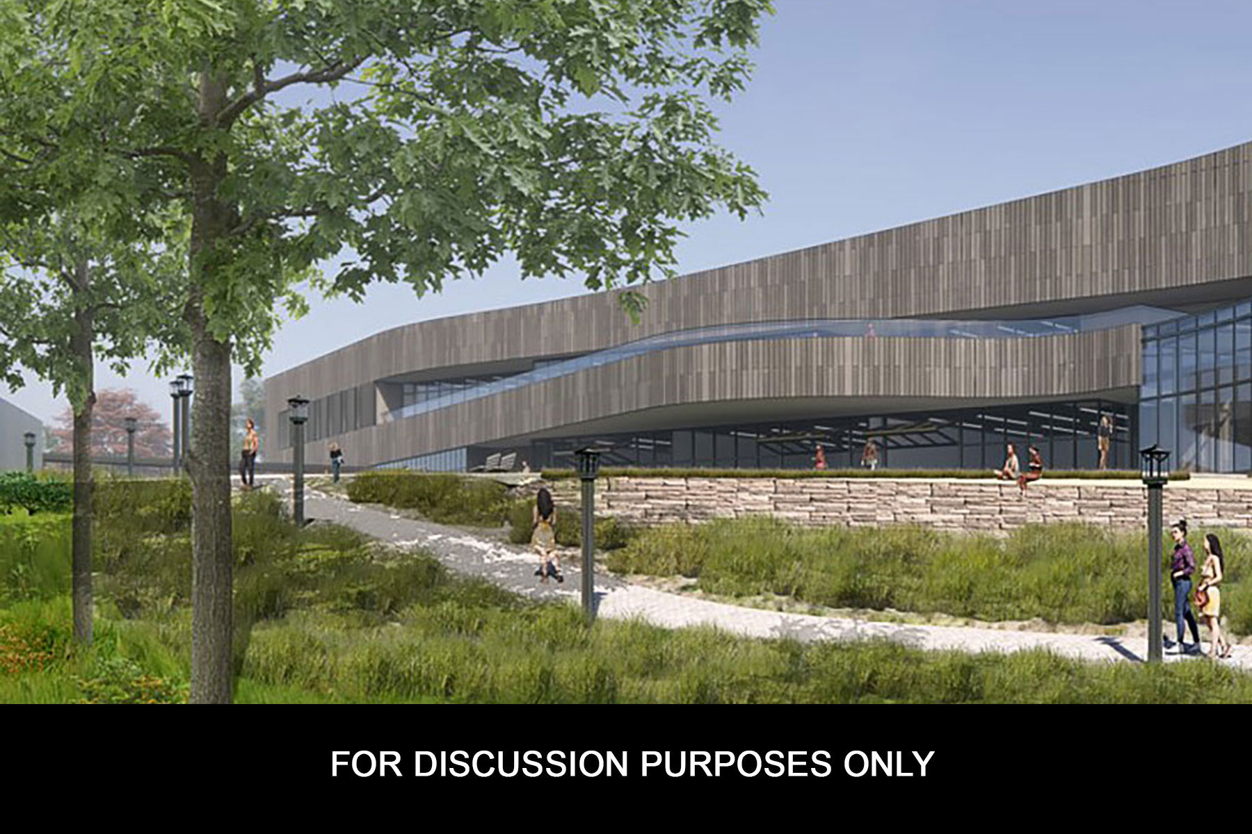 Rendering of proposed STEM Academic Building in Phase 1 of App State’s Innovation District