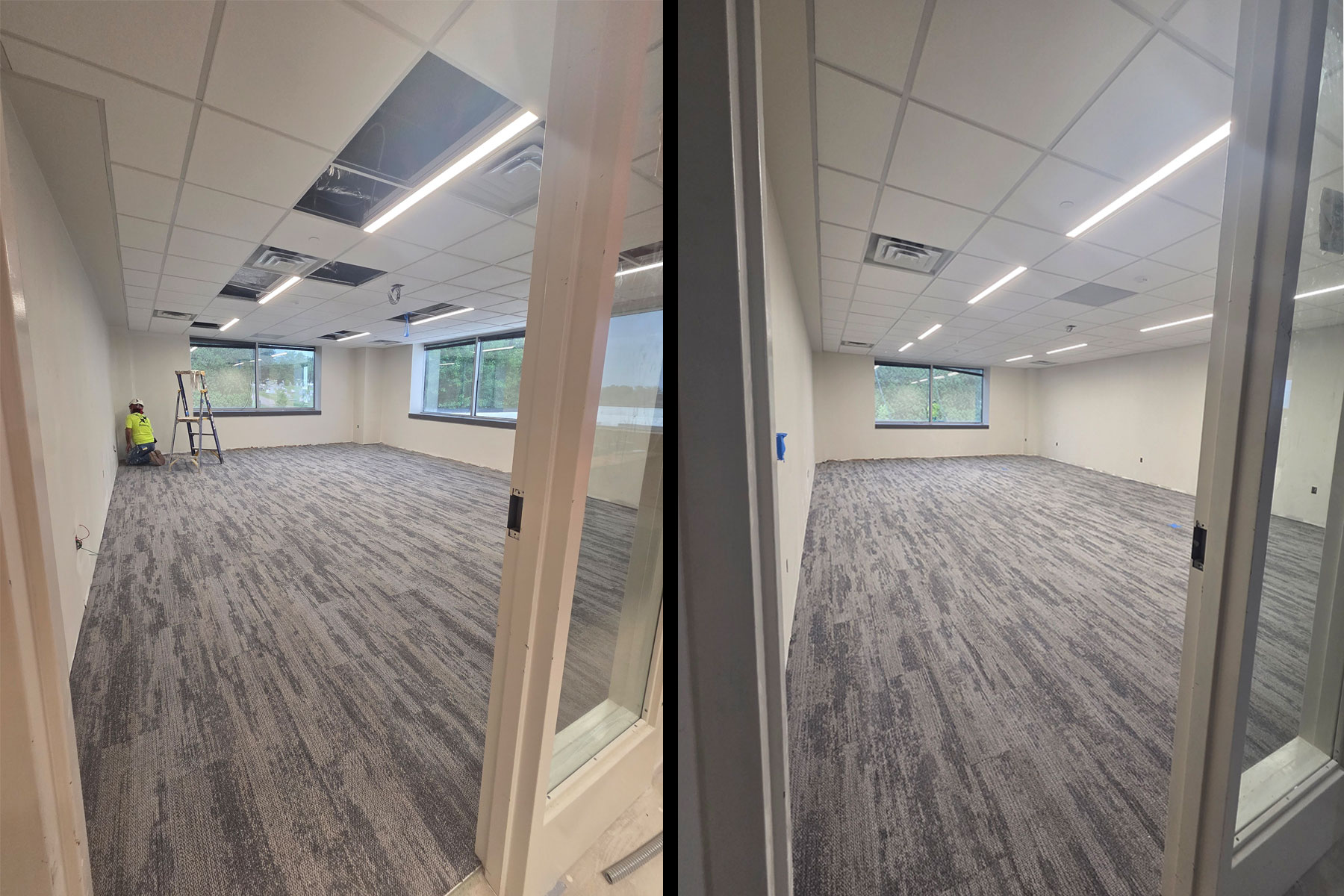 App State Hickory classrooms, Phase 2B renovations 75% complete as of June 2025 for fall use.