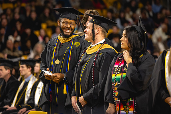 photo of graduates from Fall 2024 Commencement